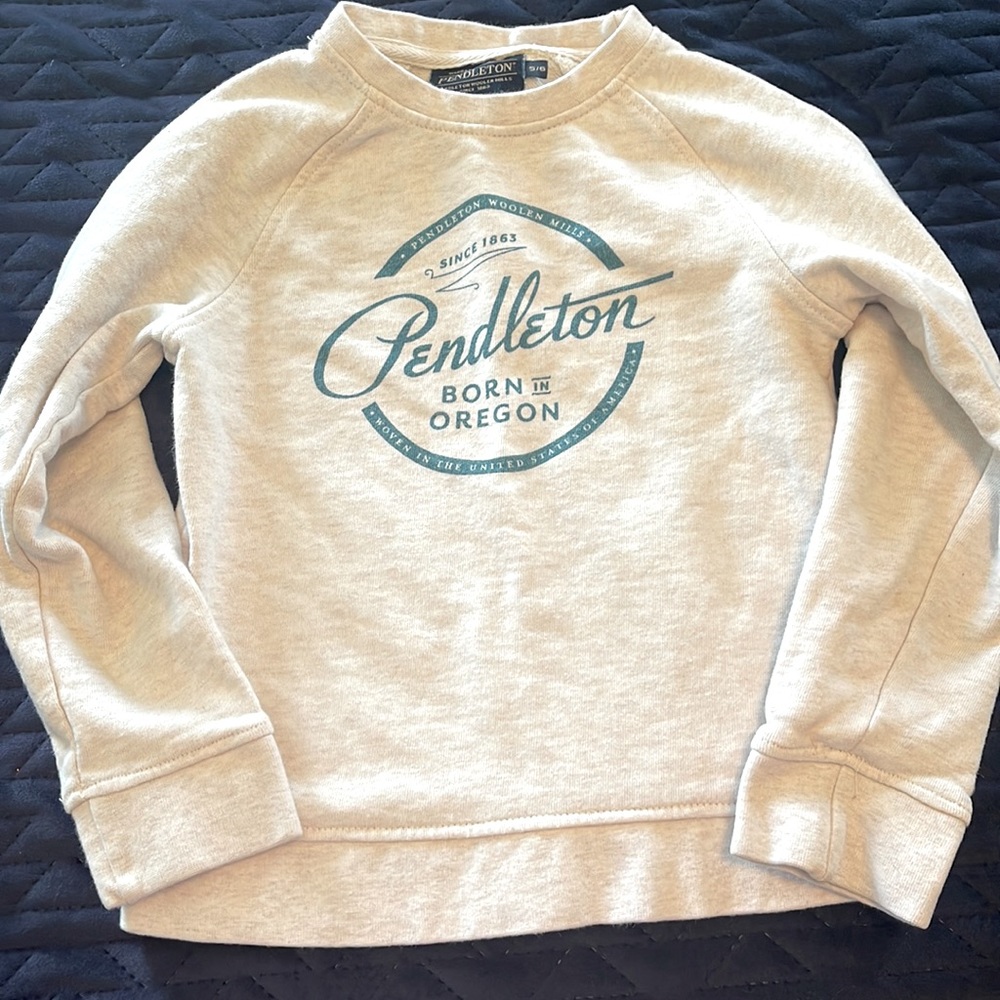 Pendleton Sweatshirt Girls sz 5/6